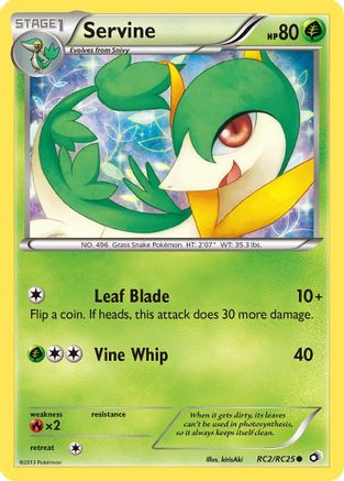 Servine RC2/113 - Legendary Treasures Radiant Collection Holofoil