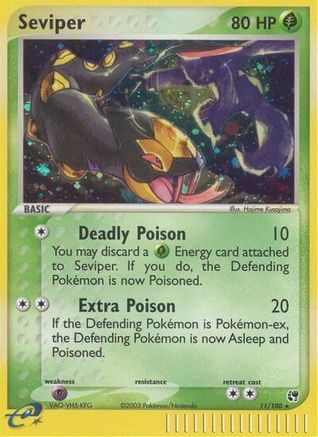 Seviper/100 - Sandstorm Holofoil-1