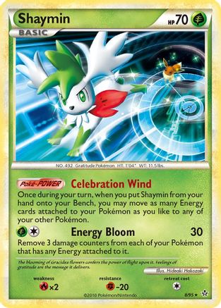 Shaymin/95 - Unleashed Reverse Holofoil-1