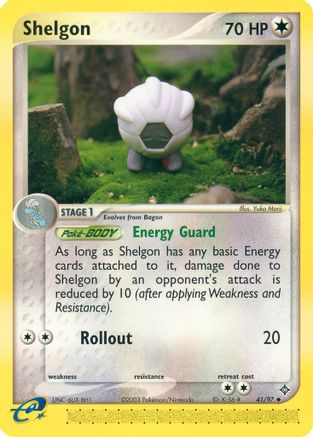Shelgon - 41/97 41/97 - Dragon Reverse Holofoil-1