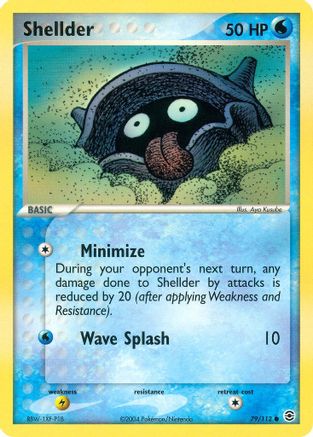 Shellder/112 - FireRed & LeafGreen Reverse Holofoil-1
