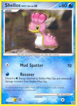 Shellos West Sea/132 - Secret Wonders Reverse Holofoil-1