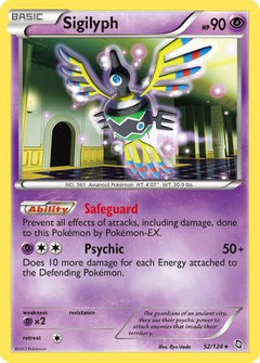 Sigilyph 52/124 - Dragons Exalted Holofoil-1