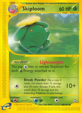 Skiploom/147 - Aquapolis Reverse Holofoil-1