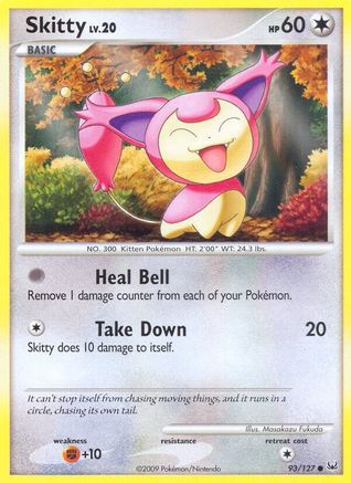 Skitty 93/127 - Platinum Reverse Holofoil-1