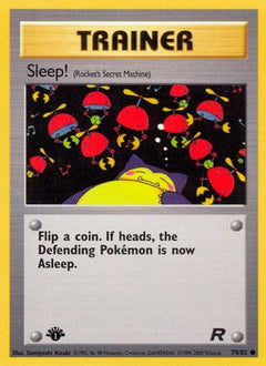 Sleep! (Rocket's Secret Machine) 79/82 - Team Rocket Unlimited-1