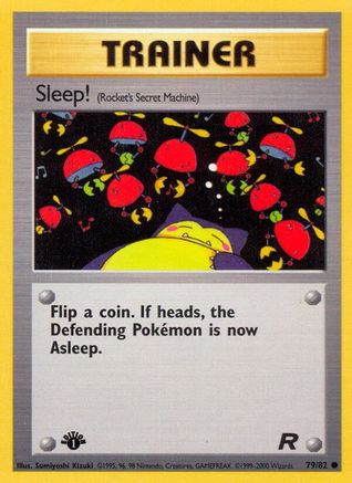 Sleep! (Rocket's Secret Machine) 79/82 - Team Rocket Unlimited-1
