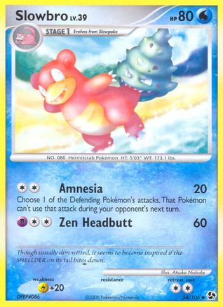 Slowbro/106 - Great Encounters Reverse Holofoil-1