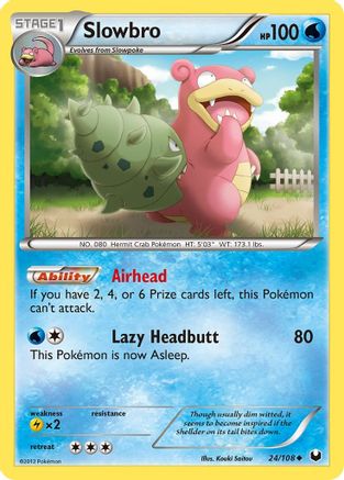 Slowbro 24/108 - Dark Explorers Reverse Holofoil-1