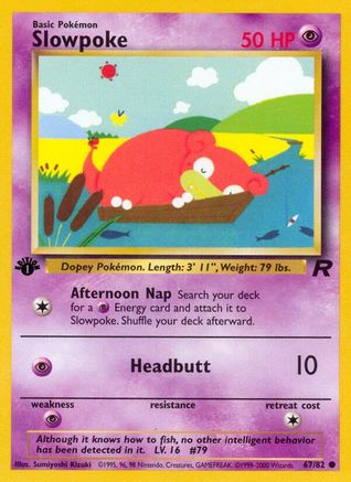 Slowpoke 67/82 - Team Rocket Unlimited-1