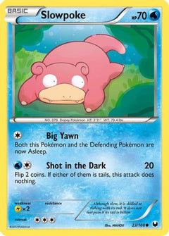 Slowpoke 23/108 - Dark Explorers Reverse Holofoil-1