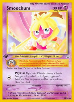 Smoochum 54/64 - Neo Revelation 1st Edition-1