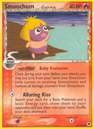Smoochum (Delta Species) 64/101 - Dragon Frontiers-1