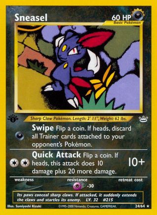 Sneasel 24/64 - Neo Revelation-1
