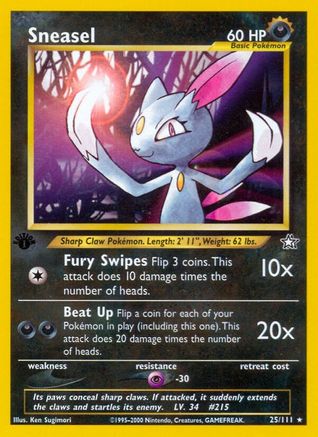 Sneasel 25/111 - Neo Genesis Unlimited-1