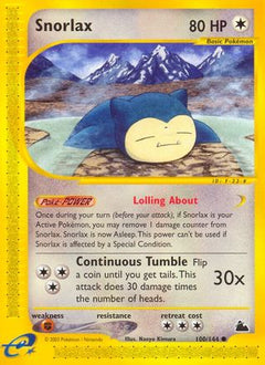 Snorlax/144 - Skyridge Reverse Holofoil-1