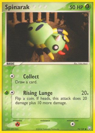 Spinarak 78/109 - Team Rocket Returns Reverse Holofoil-1