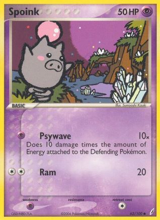 Spoink 62/100 - Crystal Guardians-1