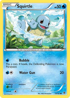 Squirtle 14/101 - Plasma Blast Reverse Holofoil-1