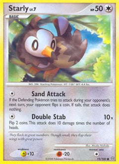 Starly/100 - Stormfront Reverse Holofoil-1