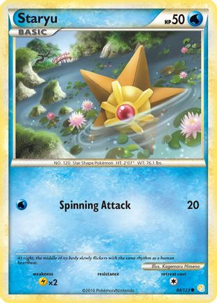 Staryu 84/123 - HeartGold SoulSilver Reverse Holofoil-1
