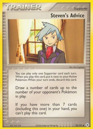 Steven's Advice 92/101 - Hidden Legends Reverse Holofoil-1