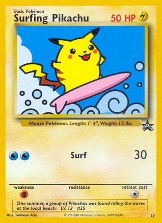 Surfing Pikachu 28/53 - WoTC Promo-1