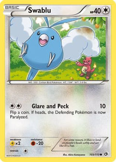 Swablu 103/113 - Legendary Treasures Reverse Holofoil-1
