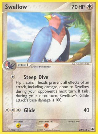 Swellow 32/113 - Delta Species Reverse Holofoil-1