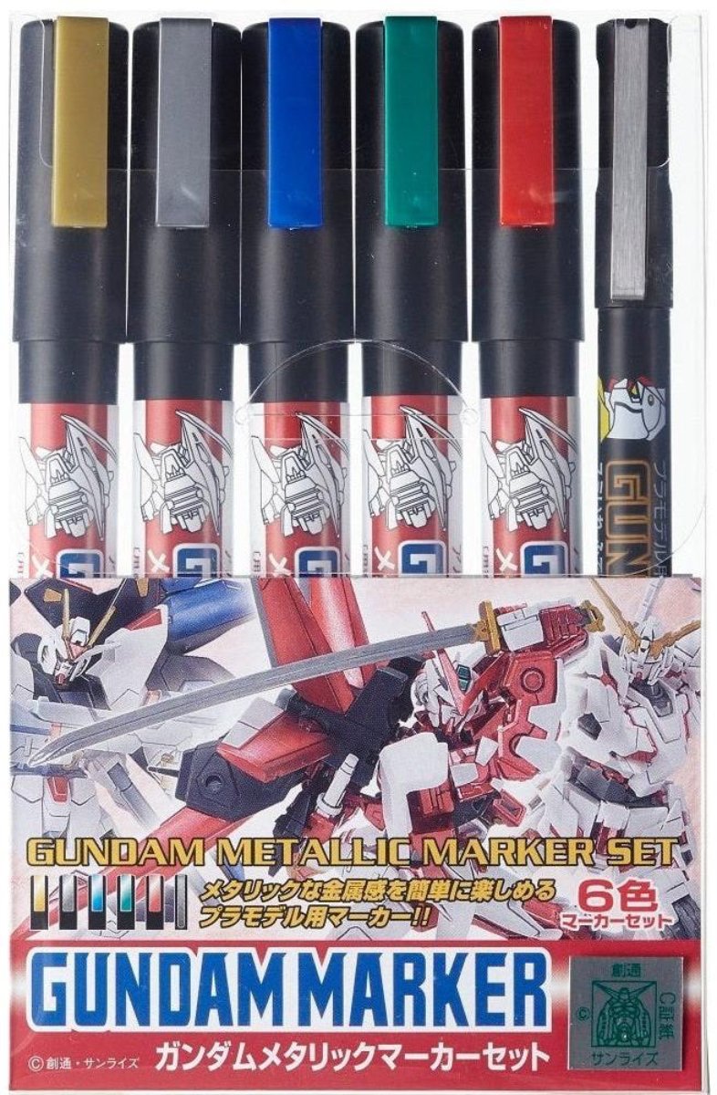 Mr Hobby Gundam Marker Set - Metallic-1