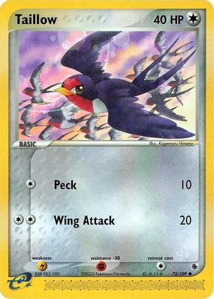 Taillow 72/109 - Ruby and Sapphire-1