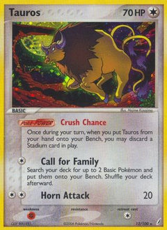 Tauros/100 - Crystal Guardians Holofoil-1