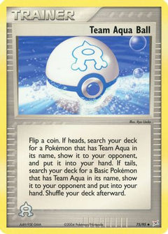 Team Aqua Ball/95 - Team Magma vs Team Aqua Reverse Holofoil-1