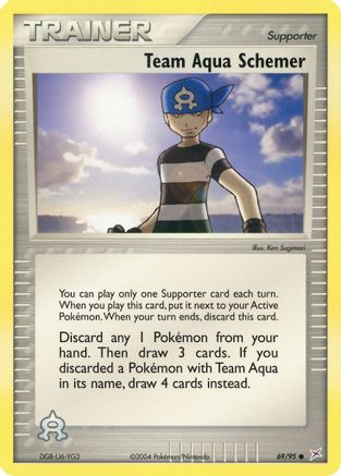 Team Aqua Schemer 69/95 - Team Magma vs Team Aqua-1