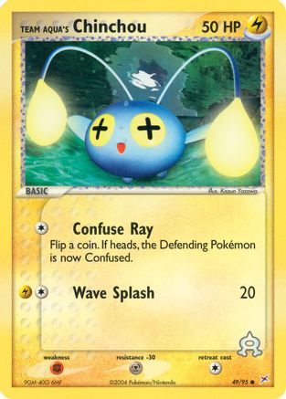 Team Aqua's Chinchou 49/95 - Team Magma vs Team Aqua-1