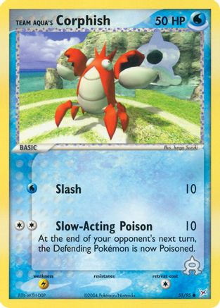 Team Aqua's Corphish - 51/95/95 - Team Magma vs Team Aqua-1