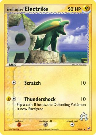 Team Aqua's Electrike - 52/95/95 - Team Magma vs Team Aqua-1