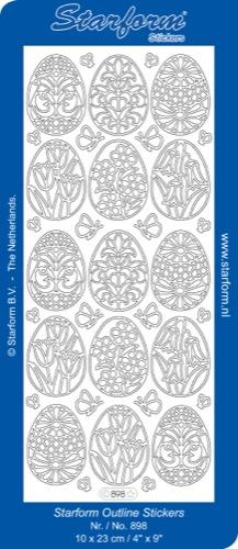 Deco Stickers - Small Easter Eggs-1
