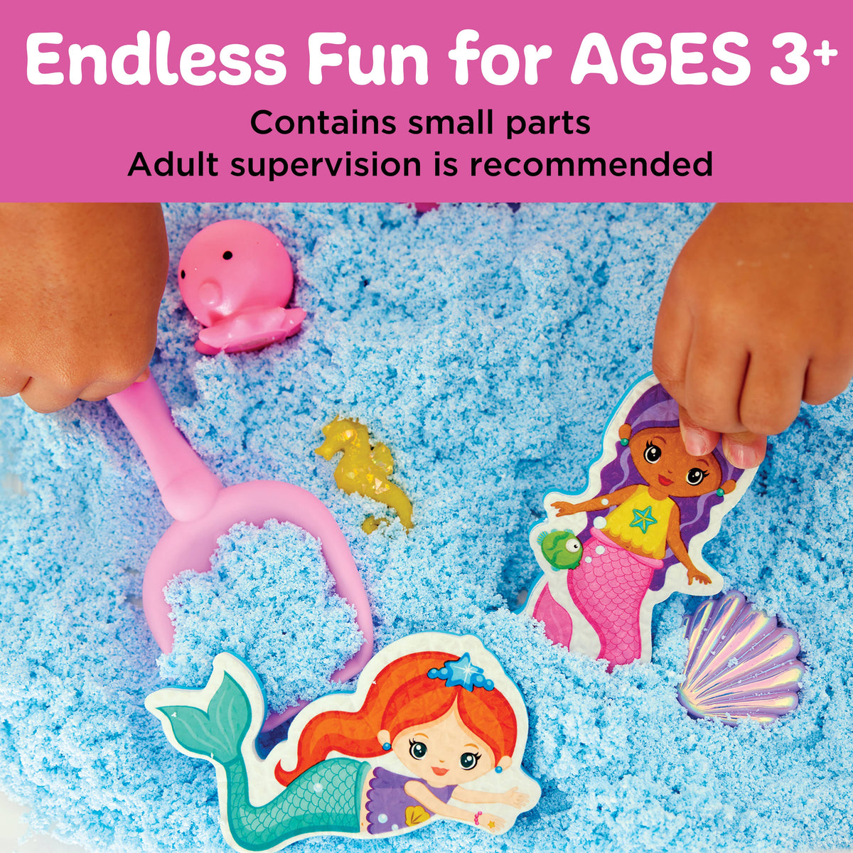 Faber-Castell / Creativity for Kids - Sensory Bin Mermaid Activity Bin - Ages 3+-7
