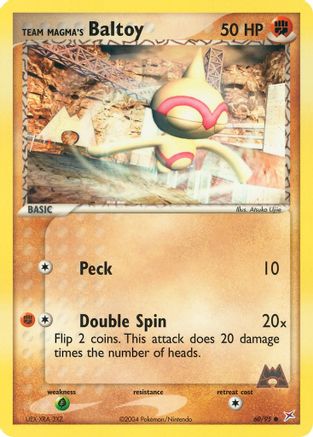 Team Magma's Baltoy - 60/95/95 - Team Magma vs Team Aqua-1
