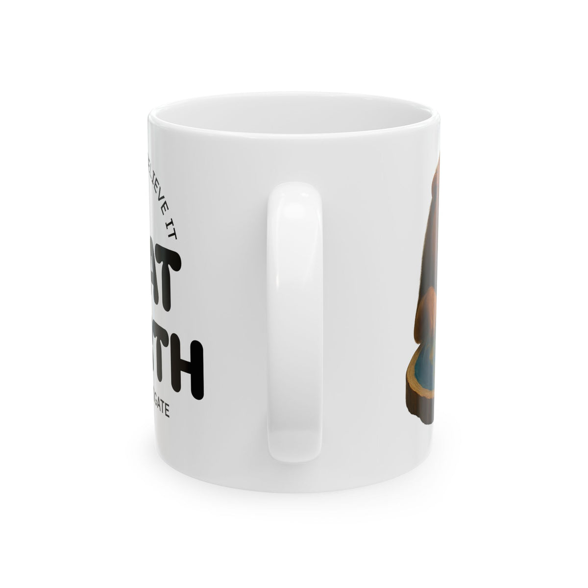 Flat Earth Ceramic Mug-2