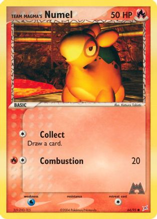 Team Magma's Numel/95 - Team Magma vs Team Aqua Reverse Holofoil-1