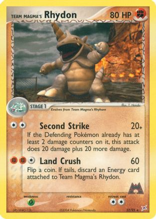 Team Magma's Rhydon - 22/95/95 - Team Magma vs Team Aqua-1