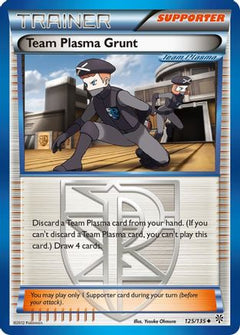 Team Plasma Grunt (Team Plasma)/135 - Plasma Storm Reverse Holofoil-1