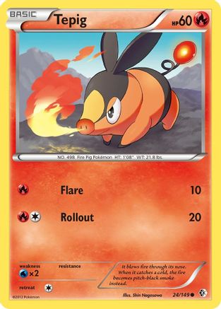 Tepig/149 - Boundaries Crossed Reverse Holofoil-1