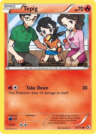 Tepig 25/113 - Legendary Treasures Reverse Holofoil-1
