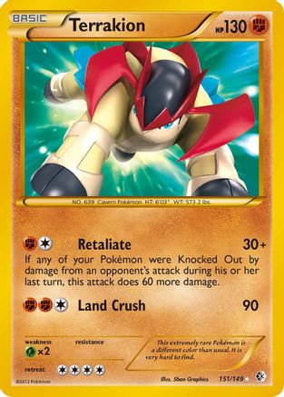 Terrakion/149 - Boundaries Crossed Holofoil-1