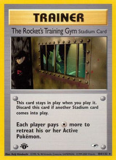 The Rocket's Training Gym 104/132 - Gym Heroes 1st Edition-1
