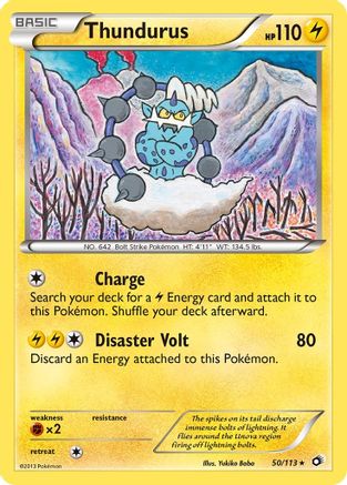 Thundurus 50/113 - Legendary Treasures Reverse Holofoil-1