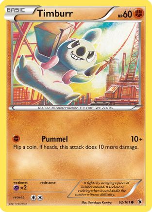Timburr/101 - Noble Victories Reverse Holofoil-1